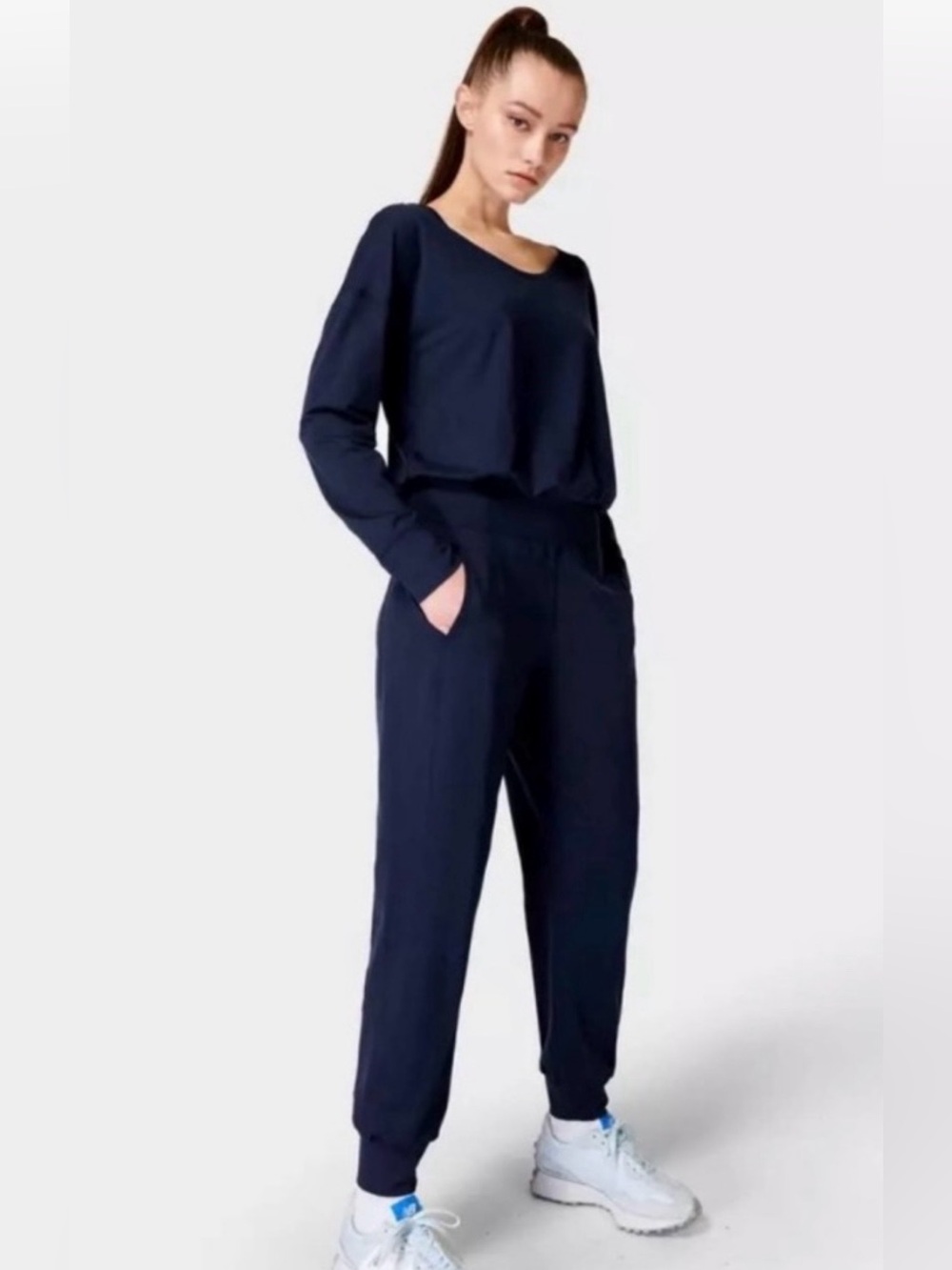 Sweaty Betty Gary Long sleeve jumpsuit 
BLACK long sleeve XS NWT